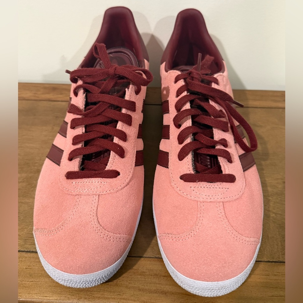 Adidas Men’s Size 9.5 Gazelle Super Pop Pink Shadow Red - Picture 7 of 11
